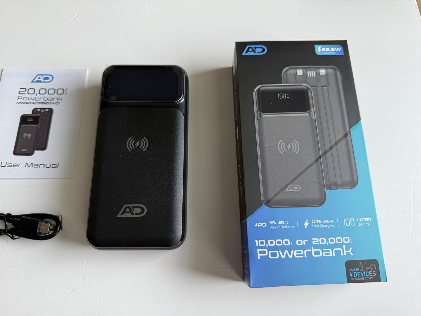 AD Power Bank 10,000/20,000mah